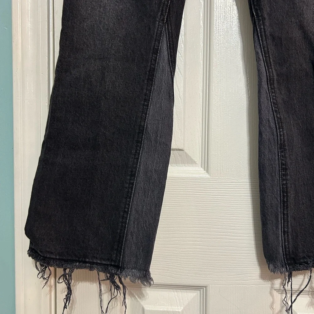 Abercrombie & Fitch Dark Kick Flare Jeans Size 27 - Picture 2 of 6